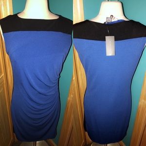 Blue and Black Dress